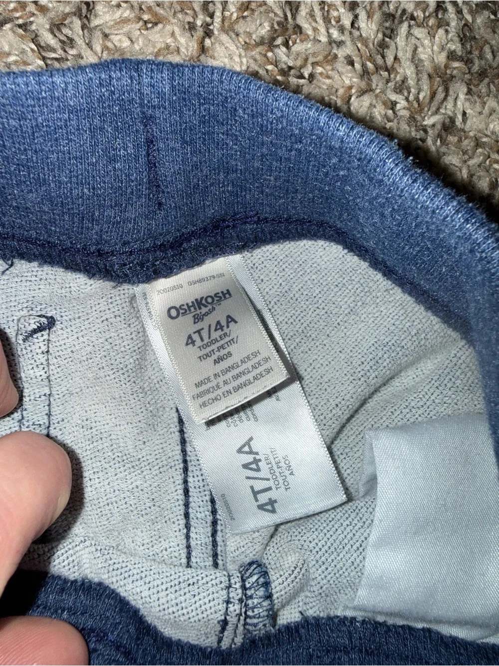 4T Oshkosh B’gosh Pull-on Jean Jogger Pants